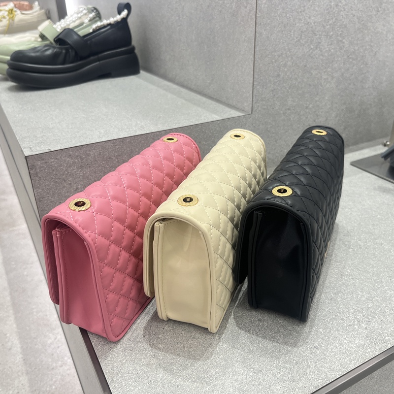 Túi Xách CK2 Thiết Kế Mới Cao Cấp Thời Trang Dành Cho Nữ70680973- 4 Túi Đeo Chéo Chuỗi Xích Kim Loại Hình Thoi Nhiều Màu Sắc Cổ Điển Thời Trang Cho Nữ