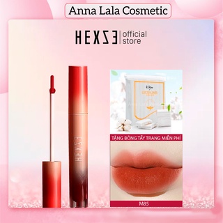 Son kem lì Hexze Velvet matte lip (2 son tặng 1 bông tẩy trang)