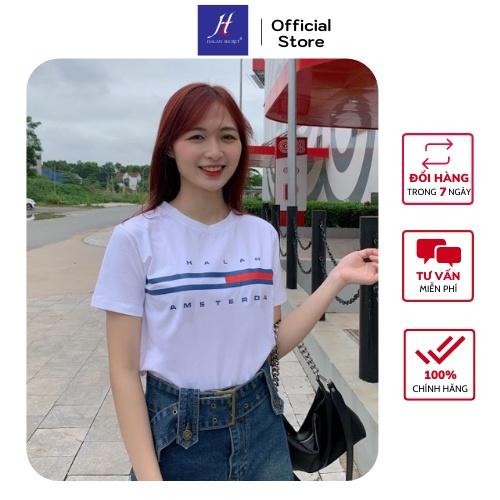 Áo thun HALAN AMSTERDAM phông cotton cao cấp chính hãng