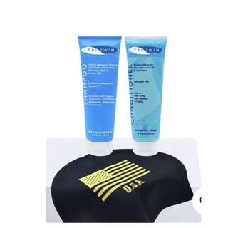[Hàng Mỹ Chính Hãng]  Dầu Gội - Dầu Xả TRISWIM Bảo Vệ Mái Tóc Đẹp Của Người Đi Bơi