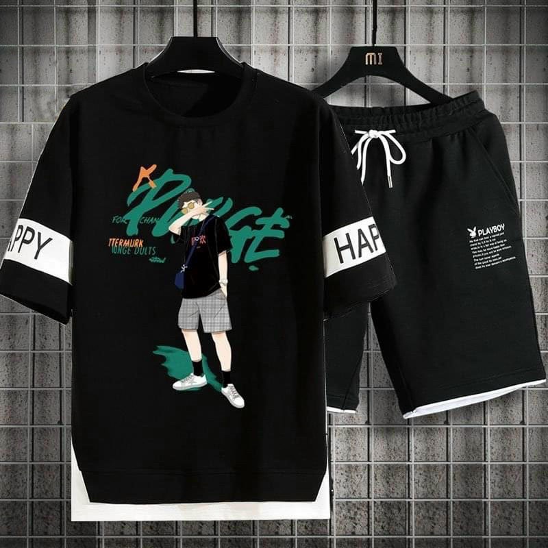 Bộ Thể Thao Nam Mặc Nhà Playboy Thun Lưới KSS70
