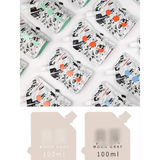 Túi refill màu gouache Miya Himi - 100ml - tông đen trắng