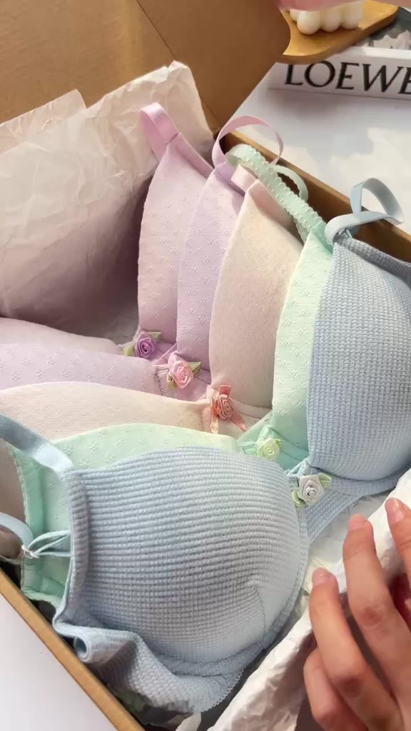 Cotton Pastel - Đồ lót, nội y vải cotton thoáng mát màu sắc ngọt ngào đáng yêu có gọng | BigBuy360 - bigbuy360.vn
