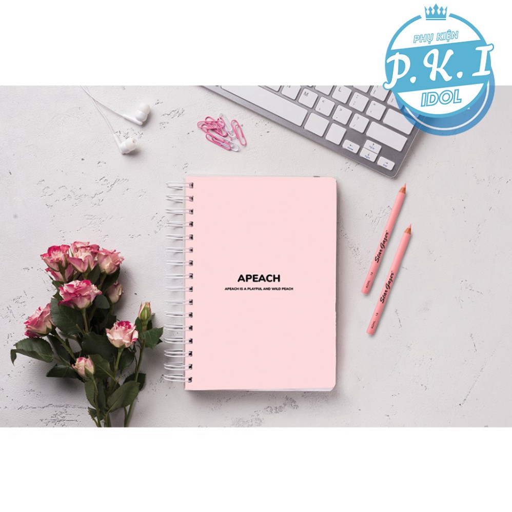 COMBO 3 NOTEBOOK APEACH - QUÀ TẶNG K-POP