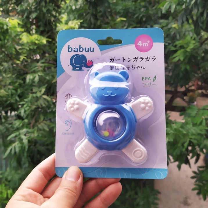 Bộ đồ chơi xúc xắc gặm nướu phát triển kỹ năng cơ bản cho bé thương hiệu Babuu baby Nhật bản