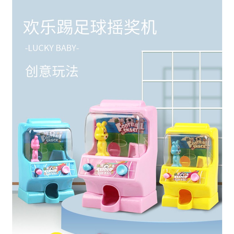 [ Trẻ em sáng tạo ] Combo 2 Máy làm kẹo mini / Máy jackpot mini may mắn / máy thỏ đá bóng vui nhộn cho bé