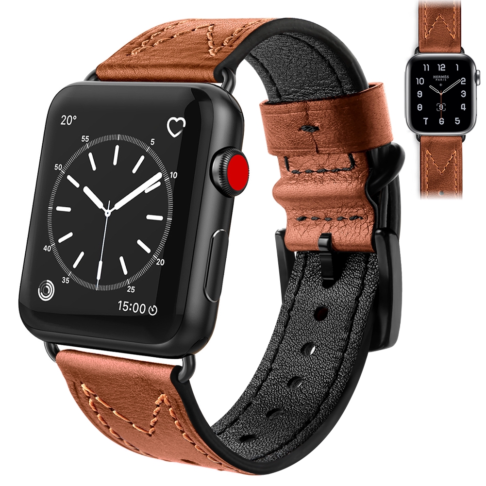 Dây đeo bằng da Tương thích với Dây đeo Apple Watch 38mm 44mm 40mm 42mm Dây đeo thay thế cho Dòng Iwatch Band 5/4/3/2/1 83013