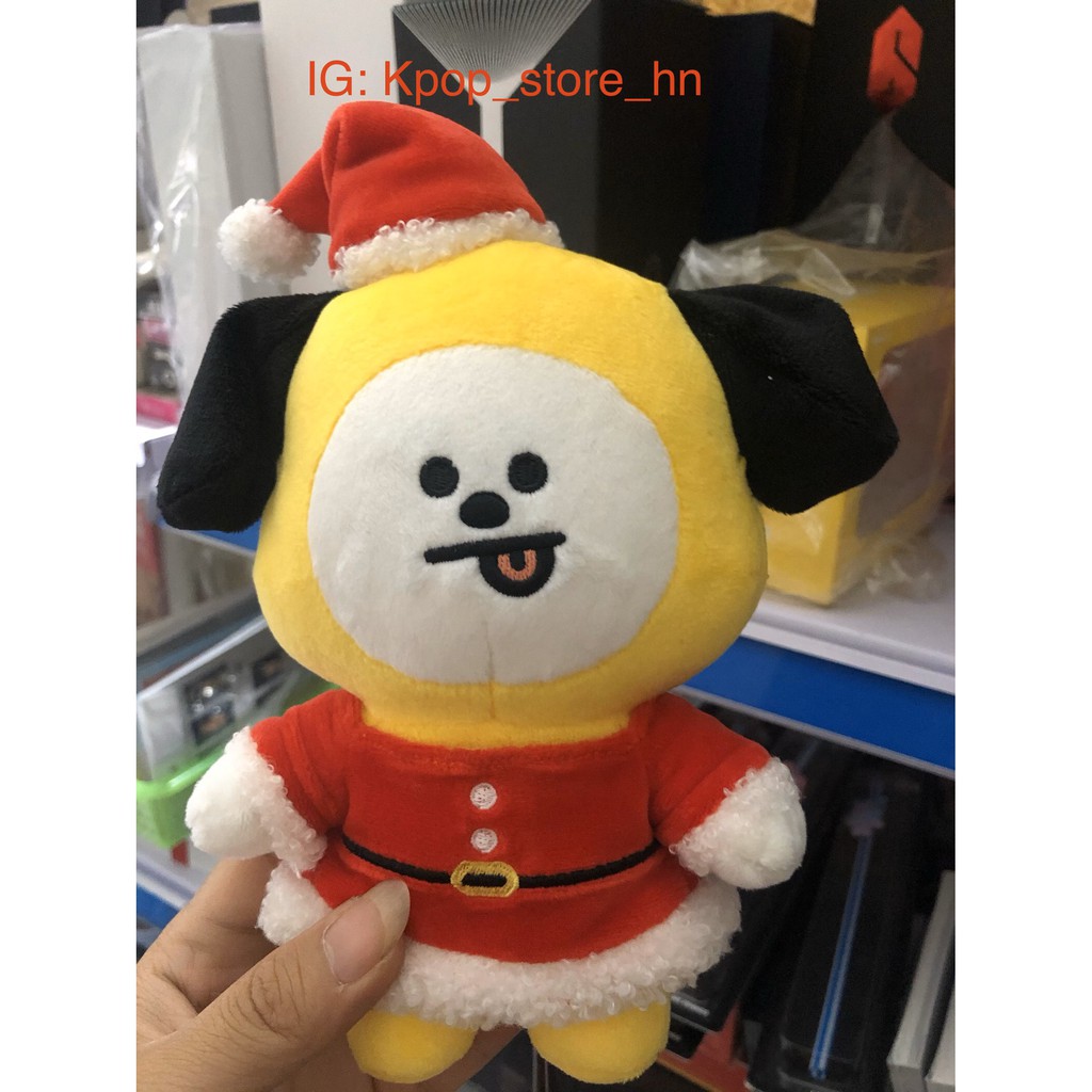 standing doll BT21 giáng sinh officail