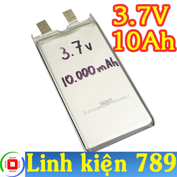Pin lá lithium 3.7V 10Ah 10000mAh - Linh Kiện 789
