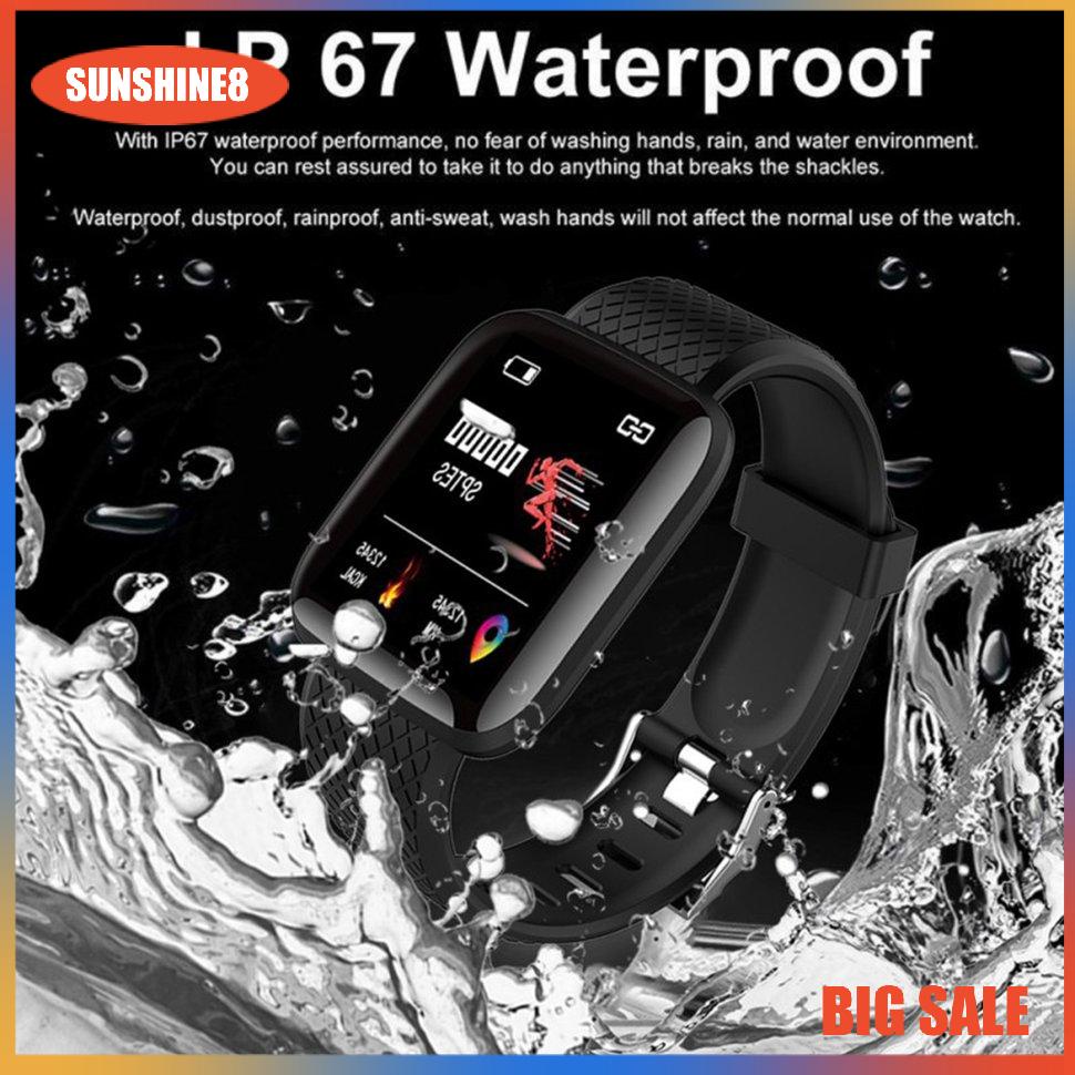 【SUN】Đồng hồ thông minh 116 Plus Vòng đeo tay thể thao đa chức năng 116Plus Dây đeo tay thông minh