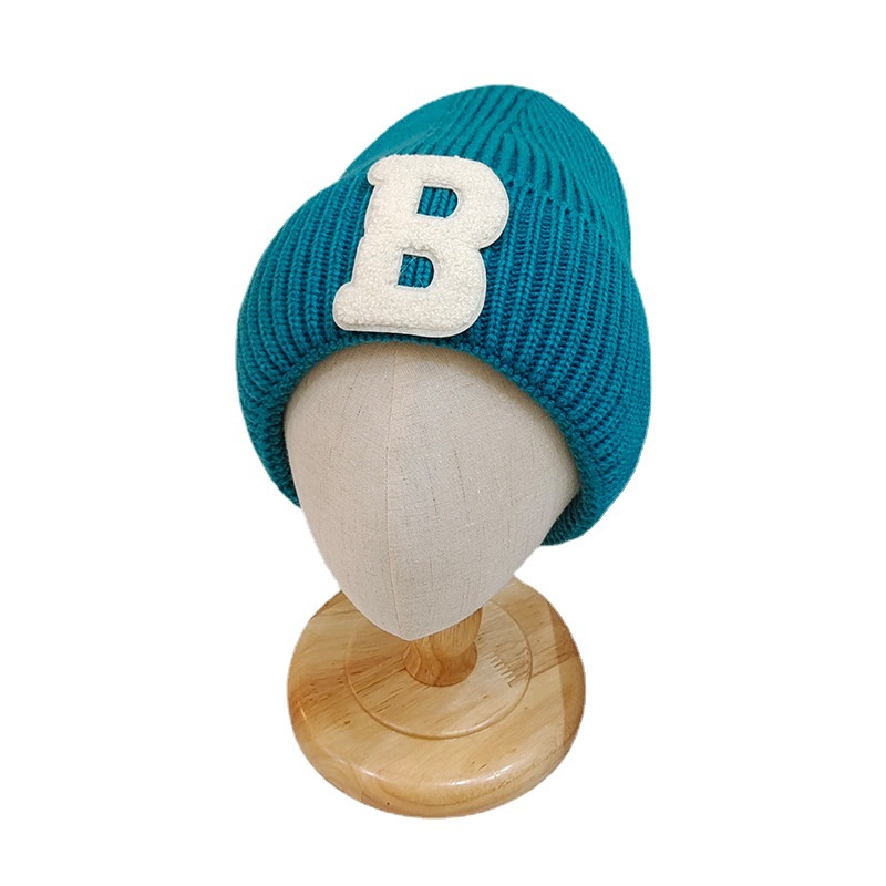 Mũ beanie Thêu Chữ B Phong Cách Hàn Quốc Xinh Xắn Cho Nữ