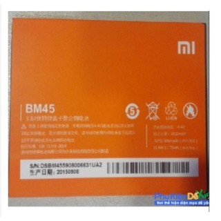 (Giảm Giá Cực Sốc)Pin xịn xiaomi redmi note 2 BM45 mới 100% bảo hành 6 tháng-Linh Kiện Siêu Rẻ VN