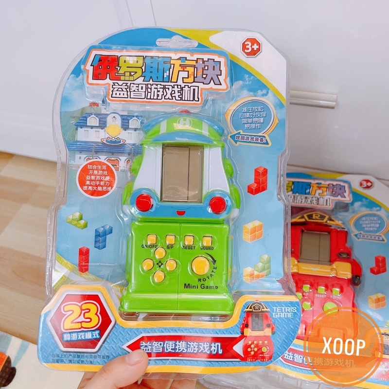 SALE !!! ĐỒ CHƠI XOOP ! MÁY GAME XẾP GẠCH HÌNH RÔ BÔT (SP002015 )  SHOP PHÚC YẾN