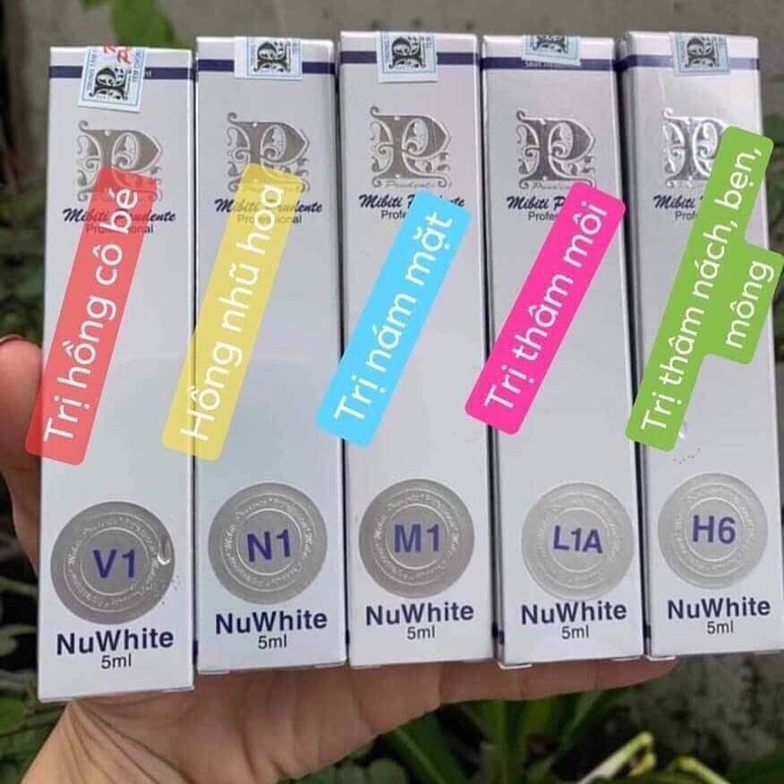 Kem Làm Hồng Vùng Kín Nuwhite Giga White V1, Cam Kết Hồng Tự Nhiên Sau 7 Ngày, Che Tên SP