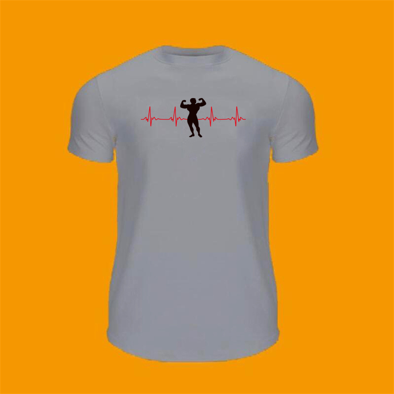 Áo thun cotton tay ngắn thời trang mùa hè dành cho nam tập thể hình/ tập gym