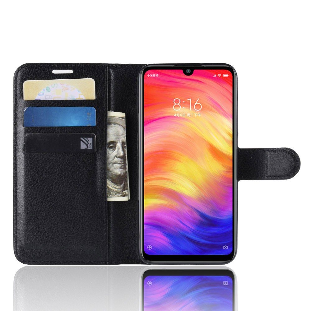 Bao da Xiaomi Redmi Note 7, Ốp lưng da cao cấp có nắp gập và chống xem phim cho Xiaomi Redmi Note 7 Pro