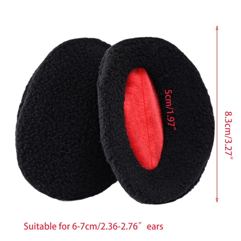 Wmmb Chụp Tai Giả Lông Cừu Dày Giữ Ấm Tai Không Dây Thời Tiết Mùa Đông Cho Nam