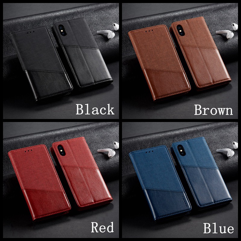 Flip Case Sony Xperia XZ2 XZ3 XA2 Ultra Case Wallet Cover Card Slots RFID