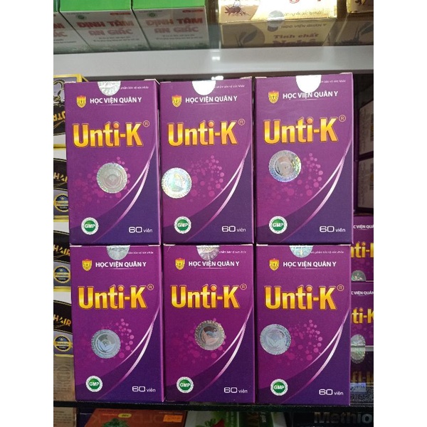 Viên Uống UNTI K Chống Oxy Hóa Tăng Đề Kháng Sản Phẩm Của Học Viện Quân Y