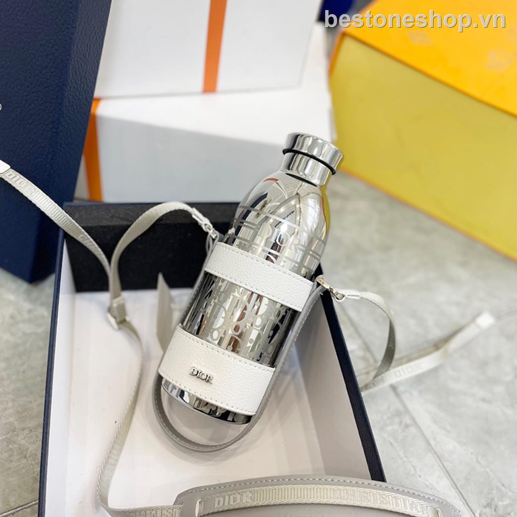 Bình Nước Giữ Nhiệt 460ML Chất Liệu Thép Không Gỉ Da