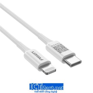 Cáp Pisen Quick Lightning & Type-C 3A (Type-C to Lightning ) 1000mm - (CL-PD-1000) - Hàng Chính Hãng