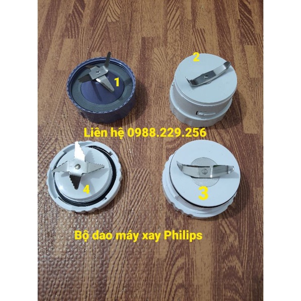 Bộ dao máy xay sinh tố Philips HR2221 HR2222 HR2223 HR2115 HR2116 HR2118 HR2061 HR2067 HR2068