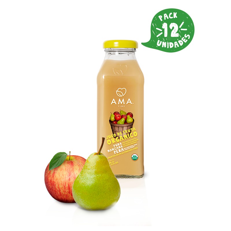 Nước ép táo và lê Ama Time 300ml