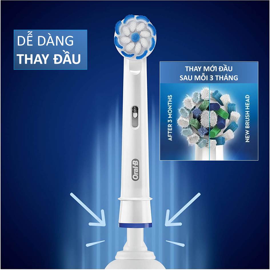 Đầu bàn chải điện Oral-B Braun - Đầu Gum Care - Lông chải siêu mỏng làm sạch răng bảo vệ nướu [Made In Germany]