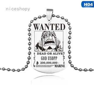 Dây Chuyền Mặt Hình Nhân Vật Luffy Trong Phim Hoạt Hình One Piece