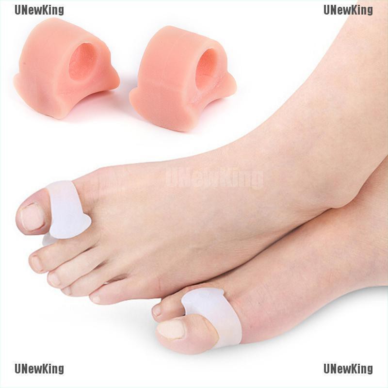 (hàng Mới Về) 1 Cặp Đệm Silicone Tách Ngón Chân Giảm Đau Hiệu Quả