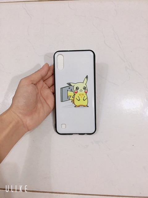 Ốp lưng picachu nền trắng sam sung A10,M10