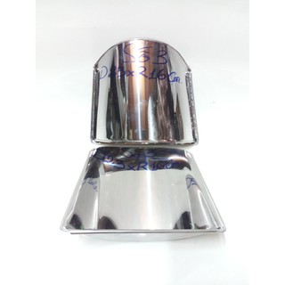 Combo 2 xúc gạo inox dày số 3.