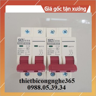 FREESHIP CB DC 1000V 2P ĐIỆN NĂNG LƯỢNG MẶT TRỜI