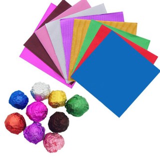 Set 100 giấy màu bọc socola xinh xắn hữu dụng