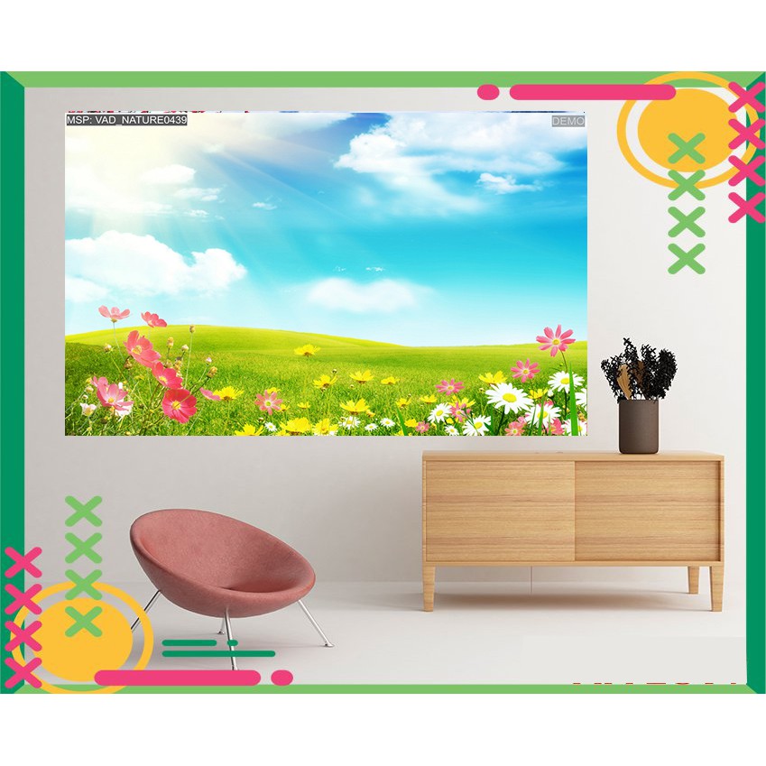 Tranh Dán Tường 3D ,Tranh Trang Trí , Phong Cảnh Thiên Nhiên ( 5 ZISE ) 40 X 50 & 60 X 90