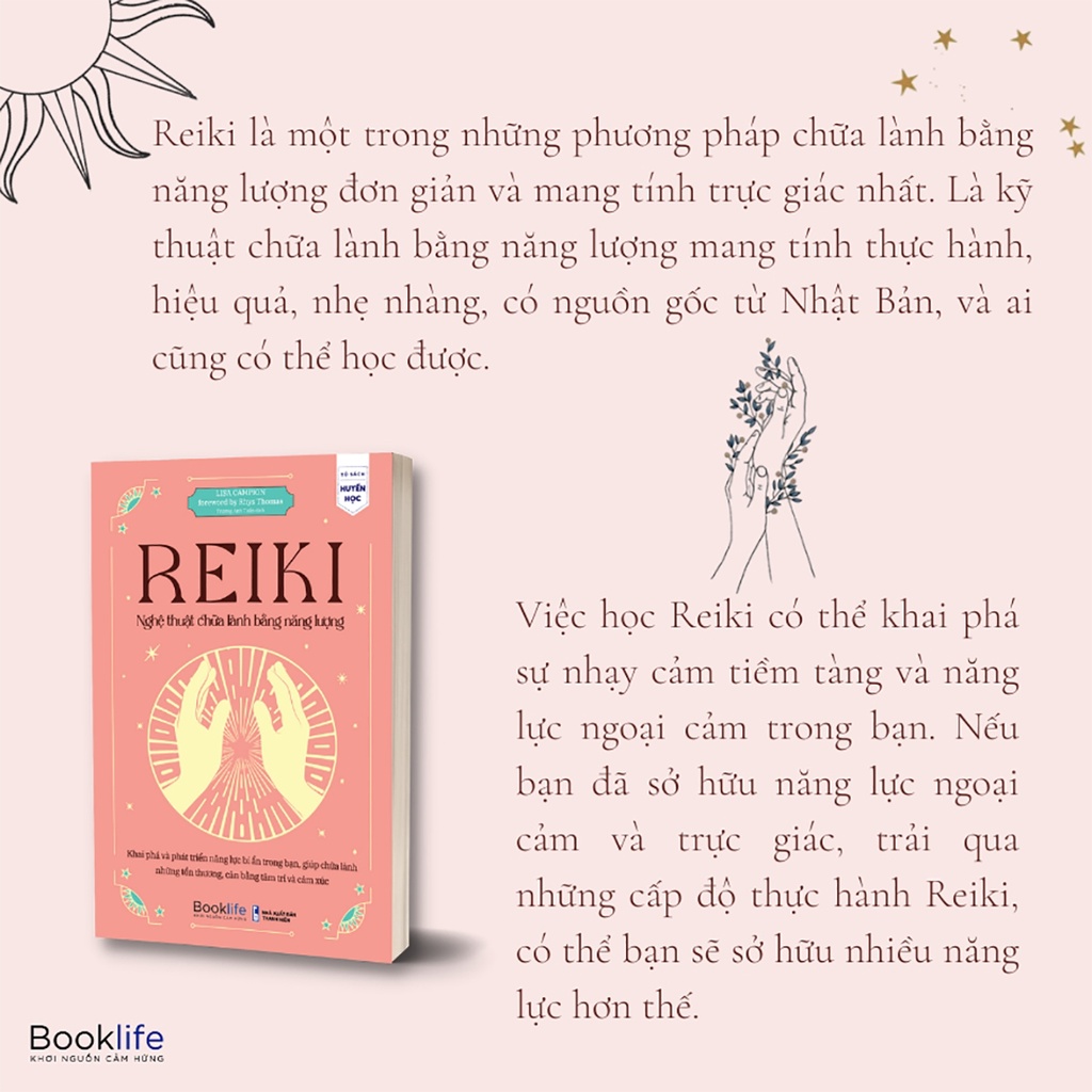 Sách Reiki - Nghệ Thuật Chữa Lành Bằng Năng Lượng