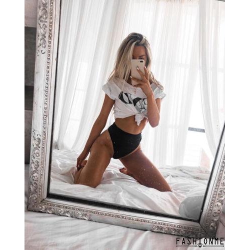 Quần bơi lưng cao phong cách vintage quyến rũ thời trang cho nữ | BigBuy360 - bigbuy360.vn