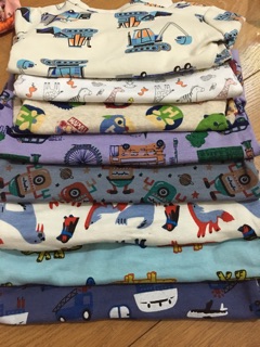 Combo 5 bộ bozip cho bé trai (7-18kg)