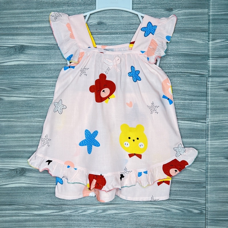 Bộ tole/lanh bé gái tay cánh tiên quần đùi