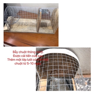 bẫy chuột thông minh, loại to chất liệu (gỗ, sắt)