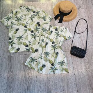 Sét đôi biển hoa lá