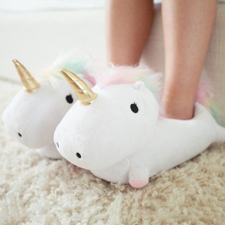 Dép bông chống trượt Unicorn kì lân béo ú