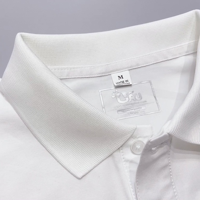 Áo thun Polo trơn GẤU 194 vải coton 100% co dãn 4 chiều cao cấp form gerular fit sang chảnh - POLO COTTON