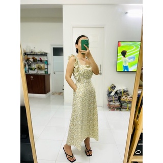 ĐẦM MAXI HOA TAY CÁNH TIÊN