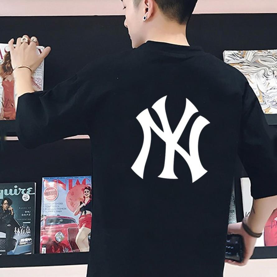 Áo Thun Thể Thao Unisex NY |Áo đôi 2 màu đen trắng