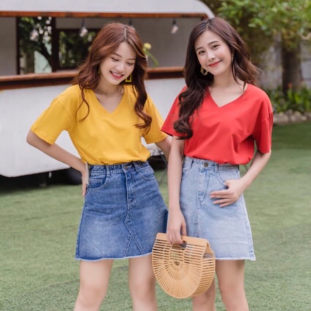 Chân váy jeans lưng cao-MSCV05 | BigBuy360 - bigbuy360.vn