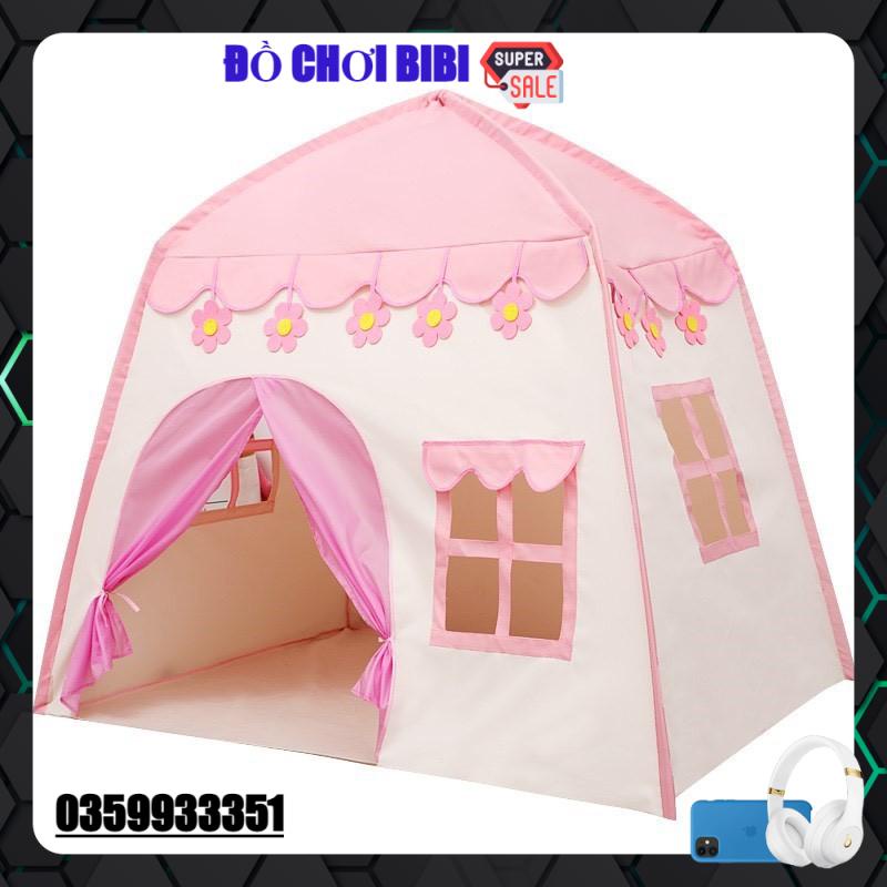 Lều cho bé ,lều công chúa hoàng tử cắm trại gồm 2 màu xanh hồng loại CAO CẤP (mẫu mới 2021)