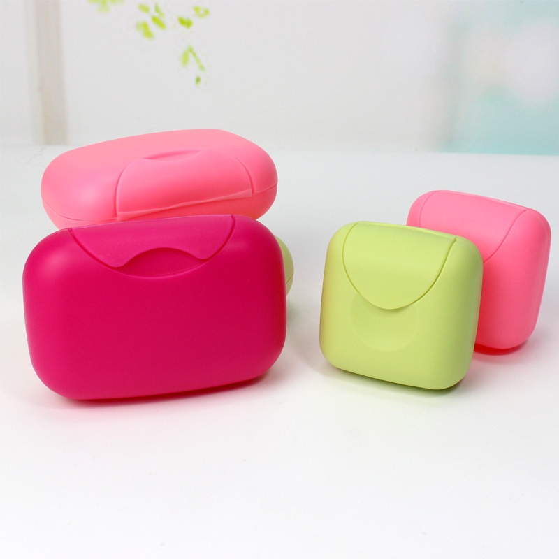 Hộp Đựng Xà Phòng Bằng Nhựa Chống Nước Chống Rò Rỉ Kèm Nắp Đậy Mini