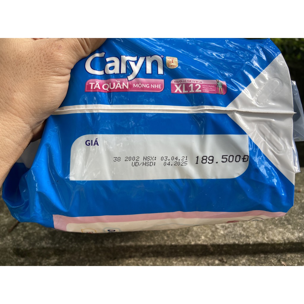 TÃ QUẦN MỎNG NHẸ CARYN XL12. L14. M16