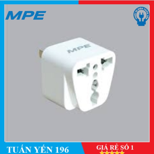 ⚡️Giao Hỏa Tốc 2H⚡️ Phích Cắm Chuyển 2 Chấu Sang 3 Chấu MPE AD1